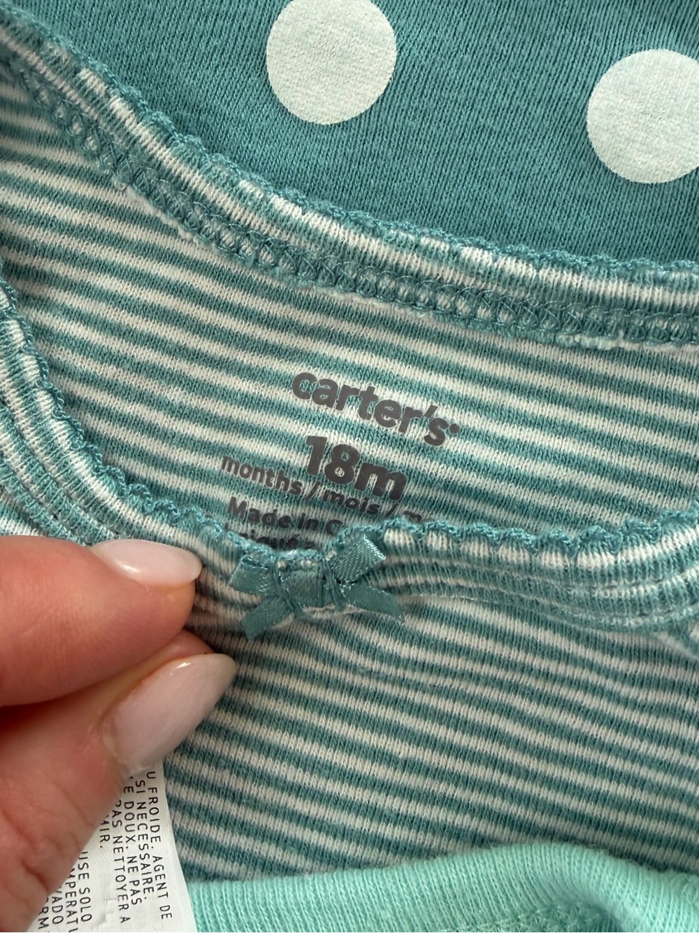 Set of One-Piece Bodysuits, Cotton, 18 months - Picture 3 of 6